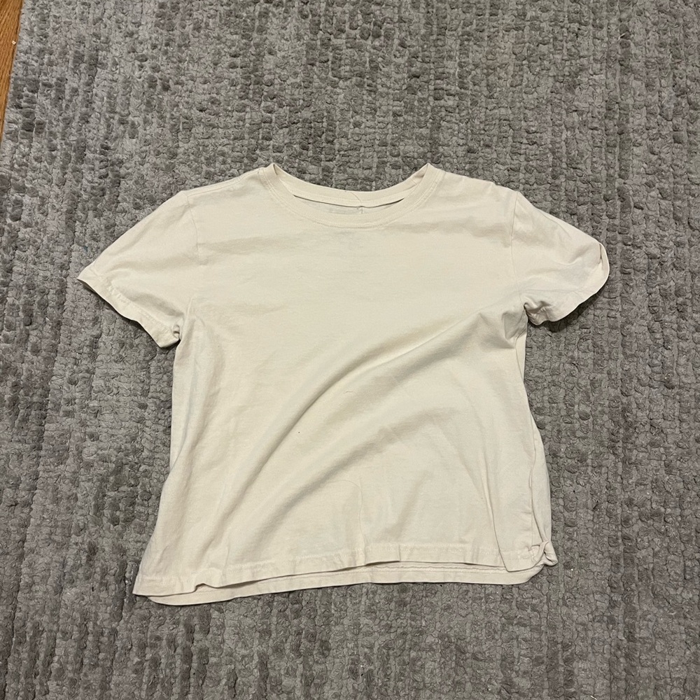 Beige Crop-top